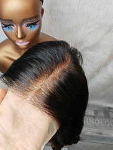 {LAST-PIECE-CLEARANCE} 13x6 Transparent Lace Human Hair Front Wavy Highlight Wig