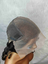 {LAST-PIECE-CLEARANCE} 13x6 Transparent Lace Human Hair Front Wavy Highlight Wig