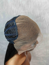 {LAST-PIECE-CLEARANCE} 13x6 Knot-Free Air Cap Skin Melt Lace Human Hair Frontal Wig Straight