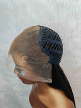 {LAST-PIECE-CLEARANCE} 13x6 Knot-Free Air Cap Skin Melt Lace Human Hair Frontal Wig Straight