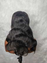 {LAST-PIECE-CLEARANCE} 13x6 Skin Melt Lace Human Hair Front Wig Body Wave