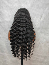 {LAST-PIECE-CLEARANCE} 13x6 Fitted Cap Skin Melt Lace Human Hair Loose Wave Wig