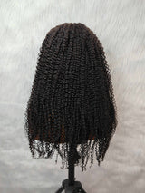 {LAST-PIECE-CLEARANCE} 4X4 Transparent Lace Air Cap Human Hair Wig Kinky Curly