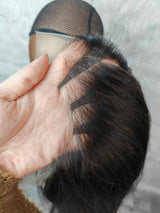 {LAST-PIECE-CLEARANCE} 13X4 Skin Melt Lace Knot-Free Human Hair Full Frontal Wig Straight
