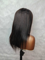 {LAST-PIECE-CLEARANCE} 13x6 Knot-Free Skin Melt Lace Human Hair Straight Frontal Wig