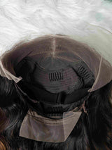 {LAST-PIECE-CLEARANCE} 13x4 Transparent Lace Ombre Human Hair Wavy Wig
