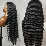 {Clearance} 370 Fitted Cap Invisible Strap Skin Melt Lace Frontal Wig | Loose Wave