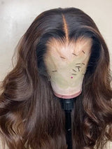 CLEARANCE Deja | Mocha Brown Pre-Plucked Human Hair Lace Front Wig