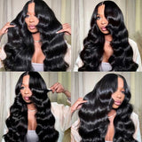Full Lace Natural Hairline HD/Transparent Human Hair Lace Wig Body Wave