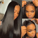 Upgraded 13x6 Fitted Cap Glueless Skin Melt Lace Front Wig Light Yaki