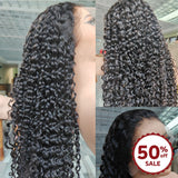 {50% Off} 13X6 HD Skin Melt Lace Delicate Hairline Human Hair Lace Front Wig | Curly