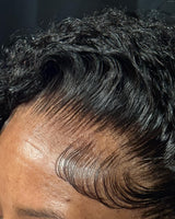 Platinum Cuticle Remy Hair Top Quality Raw Hair Lace Wig Burmese Curls