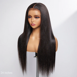 {Clearance} Curly Edge 13x4|13X6 Lace Front Straight Human Hair Wig