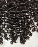Burmese Curls 13x4 Frontal and 3 Bundles Skin Melt HD Lace Virgin Human Hair