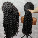 370 Fitted Cap Invisible Strap Skin Melt Lace Frontal Wig | Burmese Curls