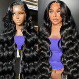 {Clearance} 360 Lace Invisible Strap 250% Human Hair Lace Wig Body Wave