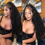 Upgraded 13x6 Fitted Cap Glueless Skin Melt Lace Front Wig Burmese Curly