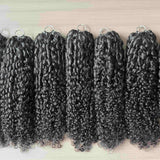 Soft Feather Crochet 3C Curly 100g Braid Human Hair Extensions