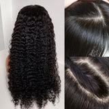 Upgraded 13x6 Fitted Cap Glueless Skin Melt Lace Front Wig Curly