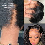 KNOT-FREE - 13x6 Skin Melt Lace Preplucked Human Hair Frontal Wig | Ombre Loose Wave