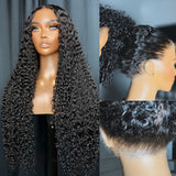 Invisible Strap 360 Skin Melt Lace Wig 2.0 Precut Lace Knot-Free Human Hair Frontal Wig Curly