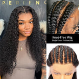 Knot-Free Skin Melt Full Lace Preplucked Human Hair Curly Wig