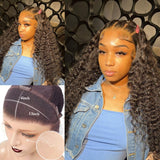 {50% Off} HD Lace 13x4 Skin Melt Lace 30" Full Frontal Deep Wave Human Hair Wig