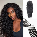 Soft Feather Crochet Braid Human Hair Extensions Burmese Curls