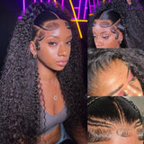 Knot-Free Skin Melt Full Lace Preplucked Human Hair Curly Wig