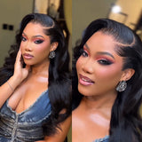 {Clearance} Lagos Hairline Preshaped M Hairline 13x6 Skin Melt Lace Front Wig