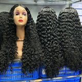 {Clearance} 13x4|13X6 Human Hair 250% Density Lace Front Wig | Burmese Curls