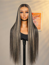 Felicia | Body Wave/Straight Balayage Highlight Preplucked Human Hair Lace Front Wig