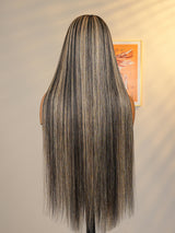 Felicia | Body Wave/Straight Balayage Highlight Preplucked Human Hair Lace Front Wig