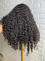 {Clearance} 13x6 3D FULL FRONTAL Skin Melt Lace Preplucked Human Hair Lace Front Wig | Burmese Curls