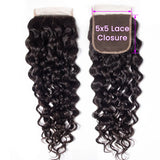 HD Skin Melt Lace Pre-Plucked 4x4/5x5 Lace Closure Human Hair Wave Textures (Not Wig)