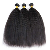 High Quality Human Hair Bundles Weave Hair Extension Kinky Straight