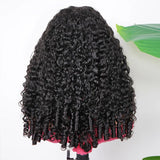 7x5 Drawstring Dome Cap 3D Fitted Pre-Cut HD Lace Closure Wig Burmese Curls with Coily End