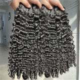 High Quality Human Hair Bundles Weave Hair Extension Burmese Curls with Coily Ends