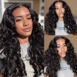 Upgraded Drawstring Dome Cap 3D Fitted Pre-Cut HD Lace Closure Wig Funmi Curls