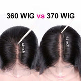 {Clearance} 370 Fitted Cap Invisible Strap Skin Melt Lace Frontal Wig | Loose Wave