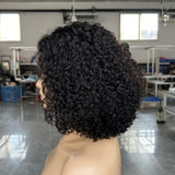 Lagos Hairline Curly Bob Wig 13x4|13x6 M Hairline Human Hair Lace Front Wig
