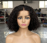 Lagos Hairline Curly Bob Wig 13x4|13x6 M Hairline Human Hair Lace Front Wig