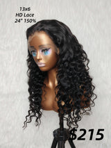 {LAST-PIECE-CLEARANCE} 13x6 HD Lace Front Loose Deep Wave Human Hair Wig