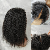 Lagos Hairline Skin Melt Lace M Hairline Fluffy Edge Human Hair Frontal Wig | Burmese Kinky Curly