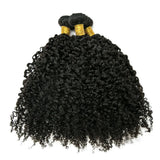 Burmese Kinky Curly Bundles High Quality Human Hair Wefts Weave Hair Extension