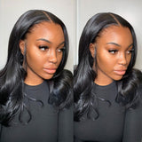 {Buy 1 Get 1 Free} 360 Lace Transparent Lace Human Hair Lace Wig Body Wave
