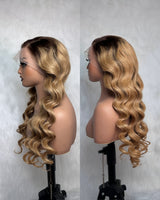 13x4/13x6 Ombre Blonde Pre-Plucked Human Hair Lace Frontal Wig