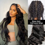 Platinum Cuticle Remy Hair Top Quality Raw Hair Full Lace Wigs