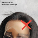 NO SHORT HAIR (6 Inch Return Hair) 5x5 Skin Melt Lace Closure BOB Wig