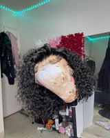 {Clearance} Elian | Diamond Fake Scalp 13X4 Bob Wig | Water Wave